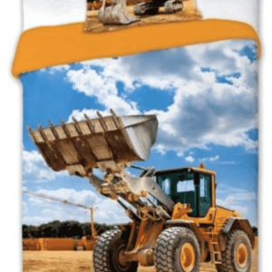 Dekbedovertrek Werkvoertuig met naam