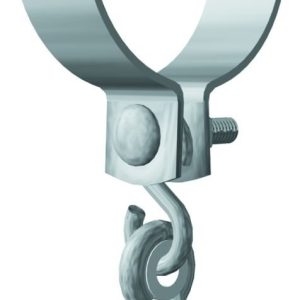 Schommelhaak Ø 10 CM verzinkt karabijnhaak per stuk