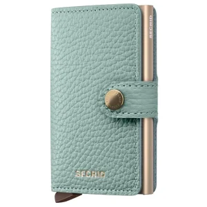 Sea Green miniwallet Pebble