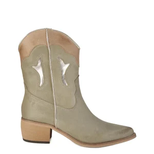 Shoecolate Enkellaarsjes 8.20.08.010.01 Groen