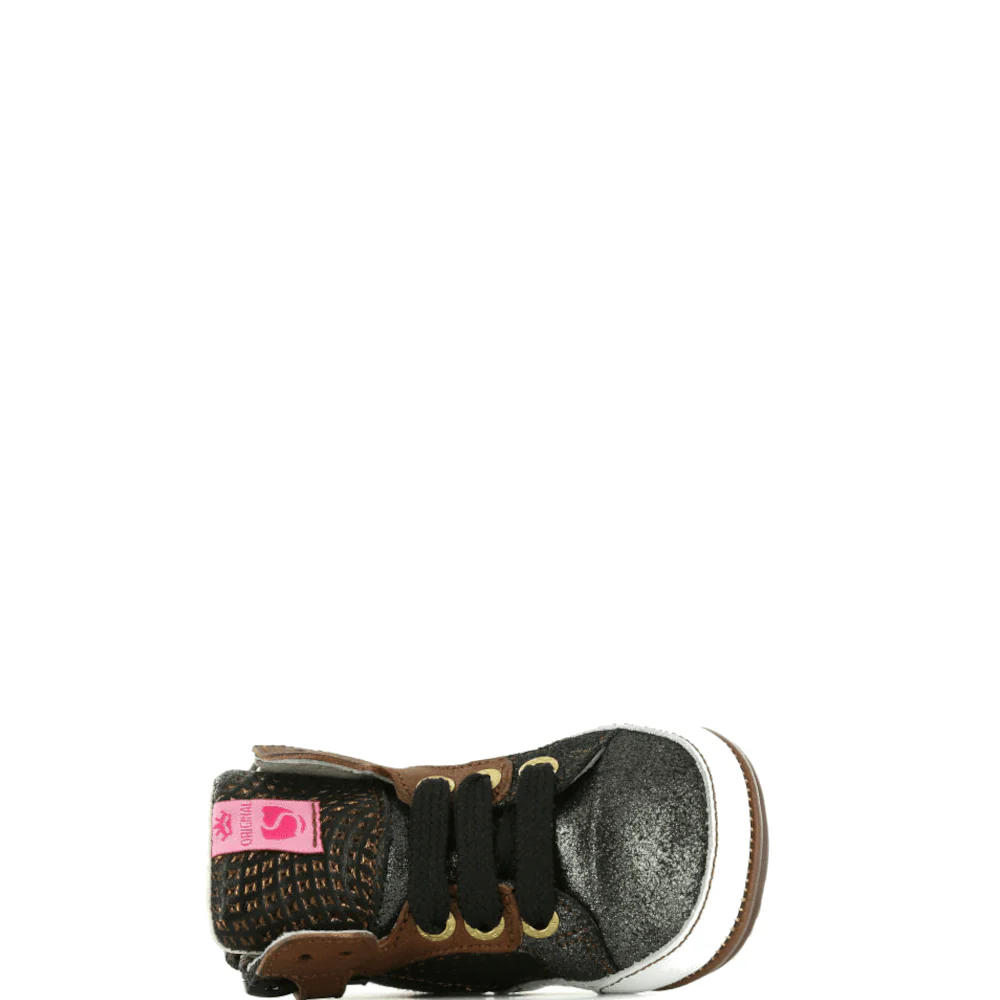 Shoesme Kinder Veterschoenen BPW011-A Zwart - Afbeelding 4