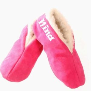 Sloffen met naam (Roze)