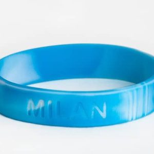 SOS armbandje / polsbandje met naam (Camouflage Blauw)