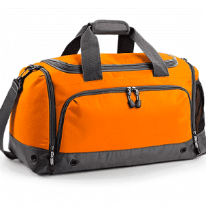 Sporttas met naam Deluxe (Oranje)