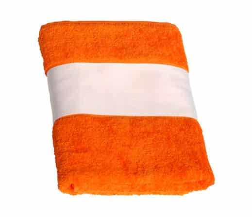 Strandlaken met naam Oranje (Deluxe)