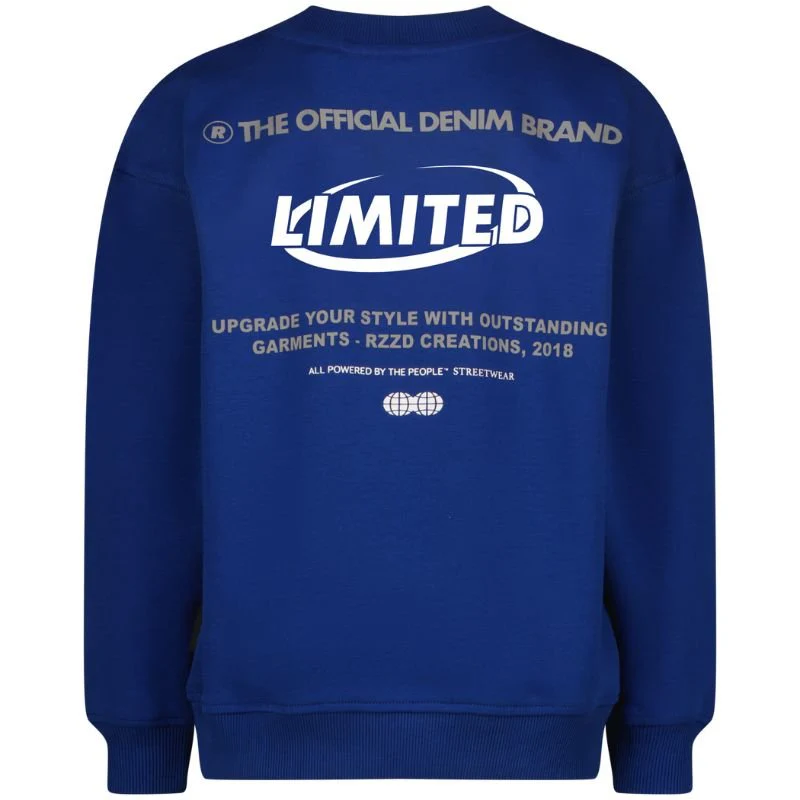 Street Blue geprinte sweater Nuper - Afbeelding 3