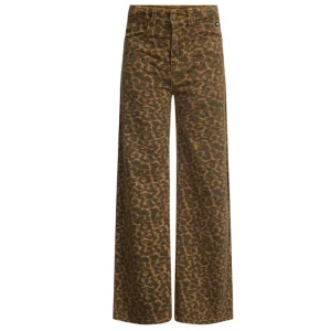 Tabacco wide fit panter jeans Peggy