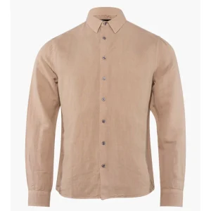 Taupe linnen shirt Ruben