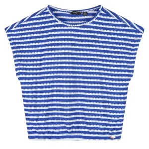 Blauw gestreepte top Kawai