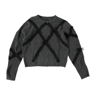 Turquoise Trui D20063 Grijs