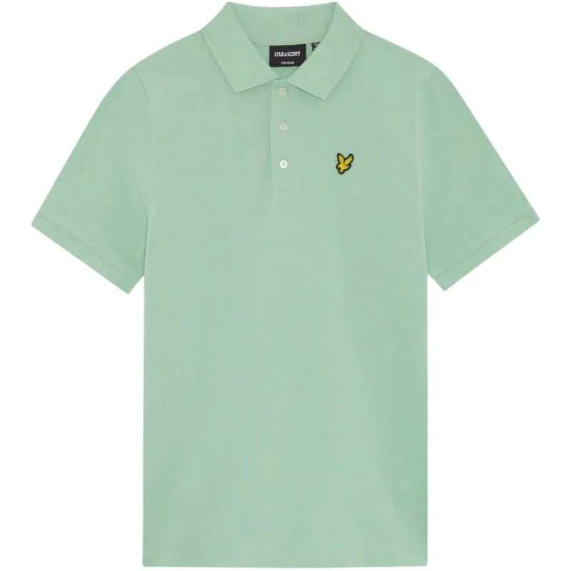 Turquoise Shadow plain polo shirt SPB2000VT - Afbeelding 2