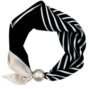 V-stripes black parel sjaaltje Chloe