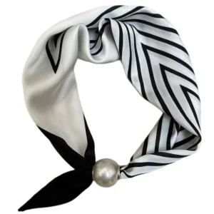 V-stripes white parel sjaaltje Chloe