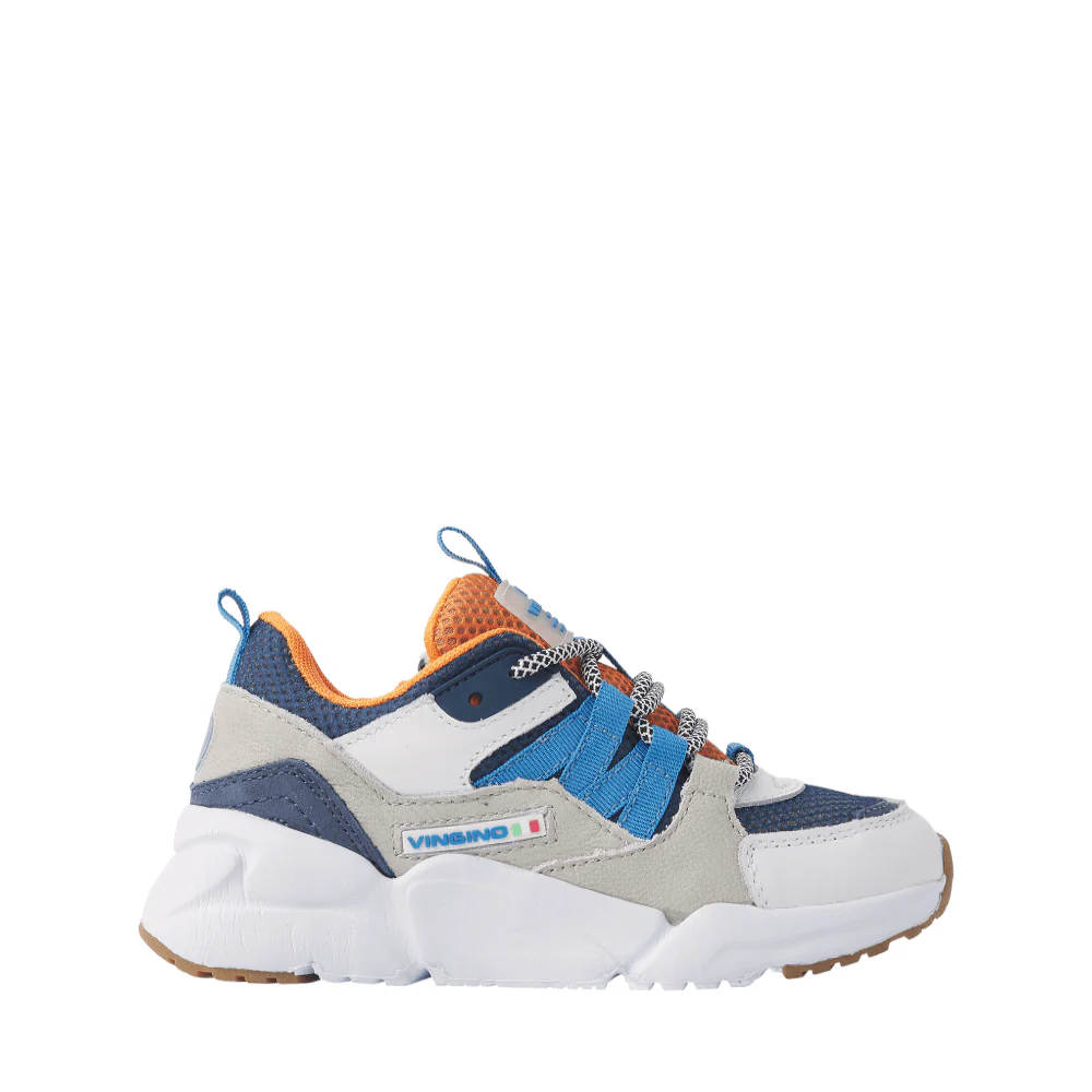 Vingino Kinder Veterschoenen VB47-4006-05 Licht Grijs