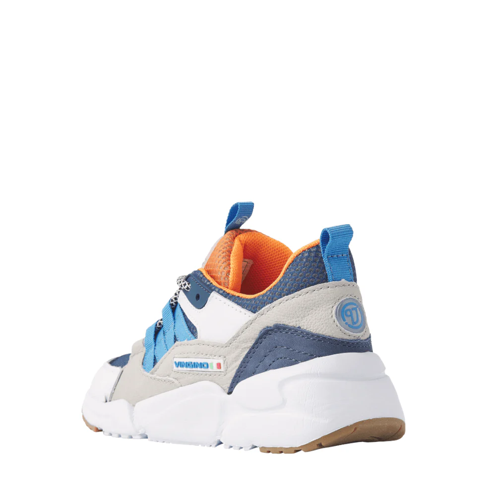 Vingino Kinder Veterschoenen VB47-4006-05 Licht Grijs - Afbeelding 4