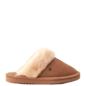 Warmbat pantoffels LSM3210 Cognac