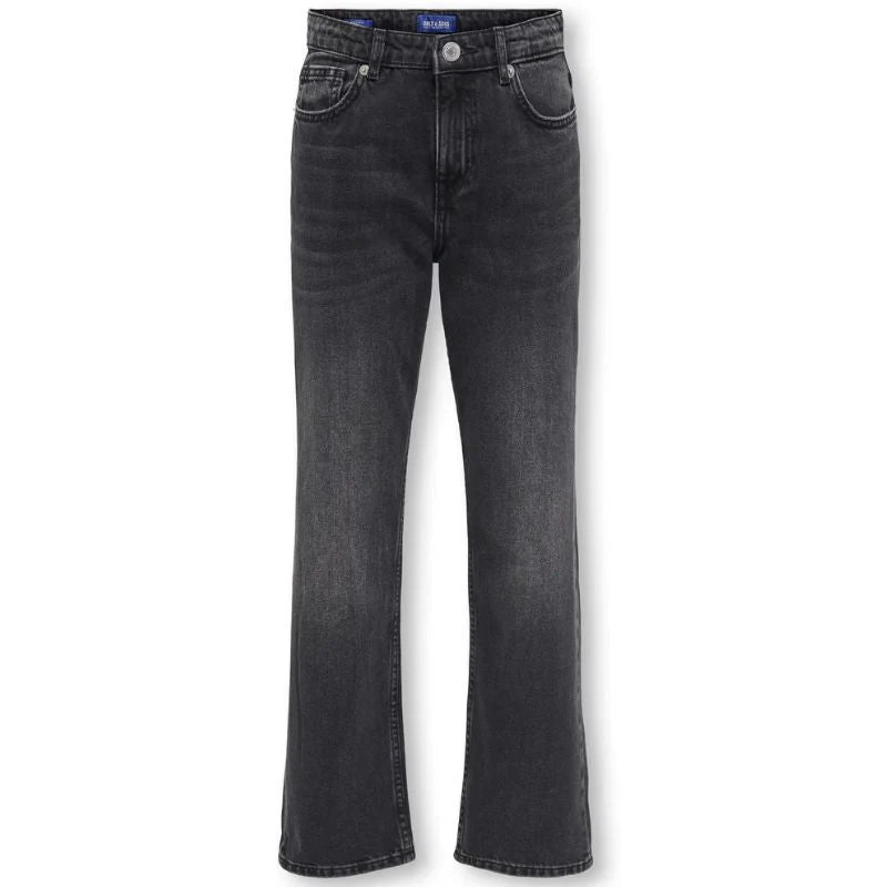 Washed Black straight jeans Edge - Afbeelding 2