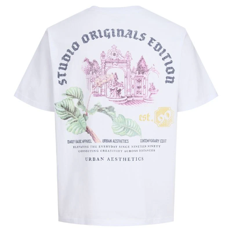 Spierwit backprint t-shirt Meadows - Afbeelding 3