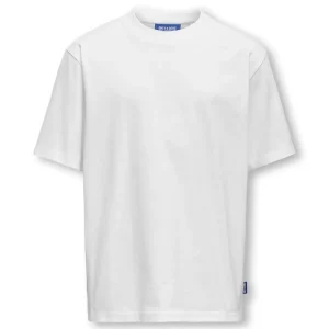 Wit basic relaxed fit t-shirt Fred