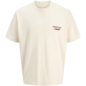 Wit crew neck t-shirt Norrebro Typo