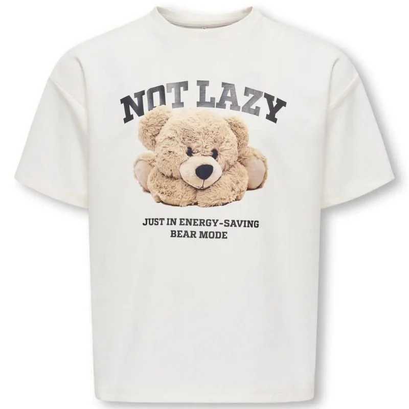 Wit loose t-shirt Billie Teddy
