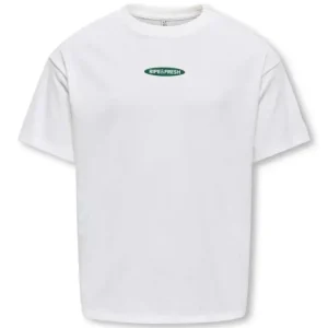 Wit met backprint top Phoebe