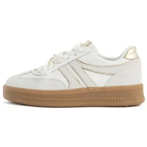 Wit met gouden details sneaker Jilly
