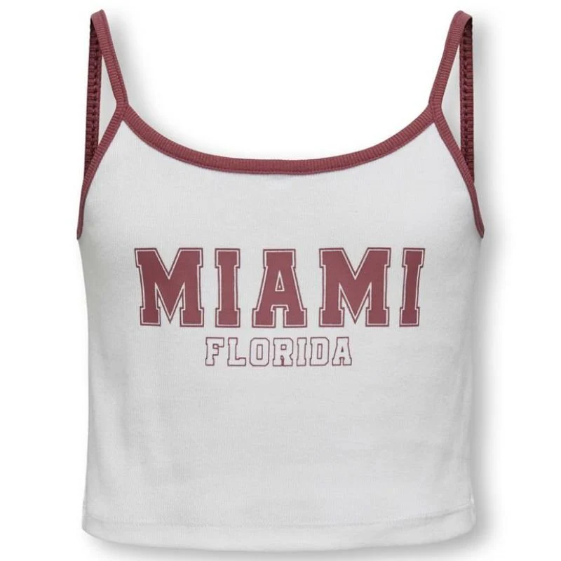 Wit met rode top Vikka - Afbeelding 2