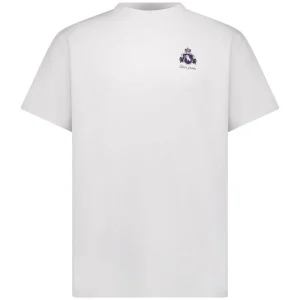 Wit ronde hals backprint t-shirt Nazuro