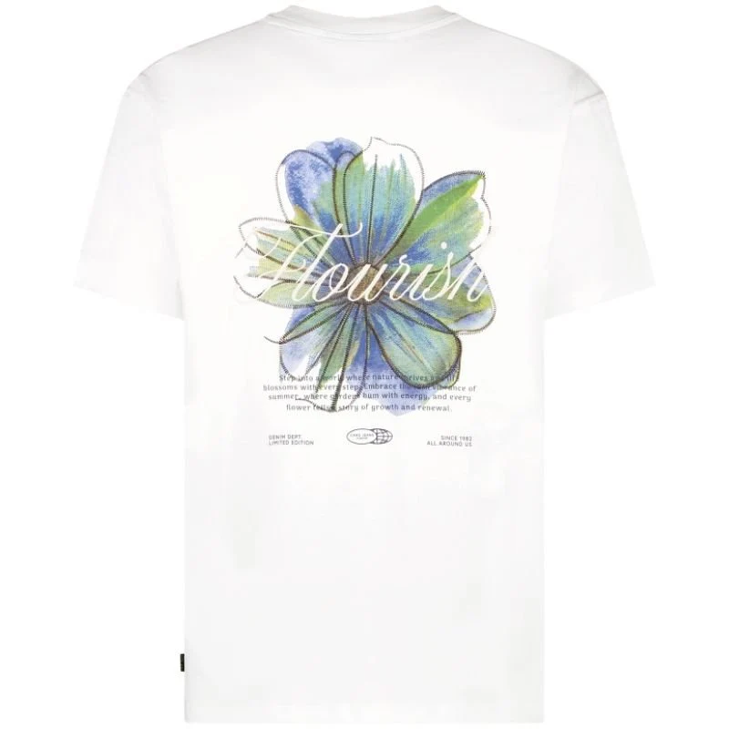 Wit ronde hals backprint t-shirt Pluyo - Afbeelding 3