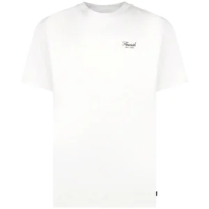 Wit ronde hals backprint t-shirt Pluyo