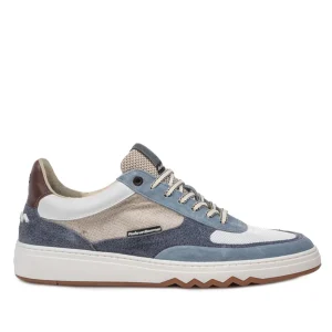 Floris van Bommel Veterschoenen SFM-10143-42-03 Licht Blauw