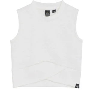 Witte cropped Singlet