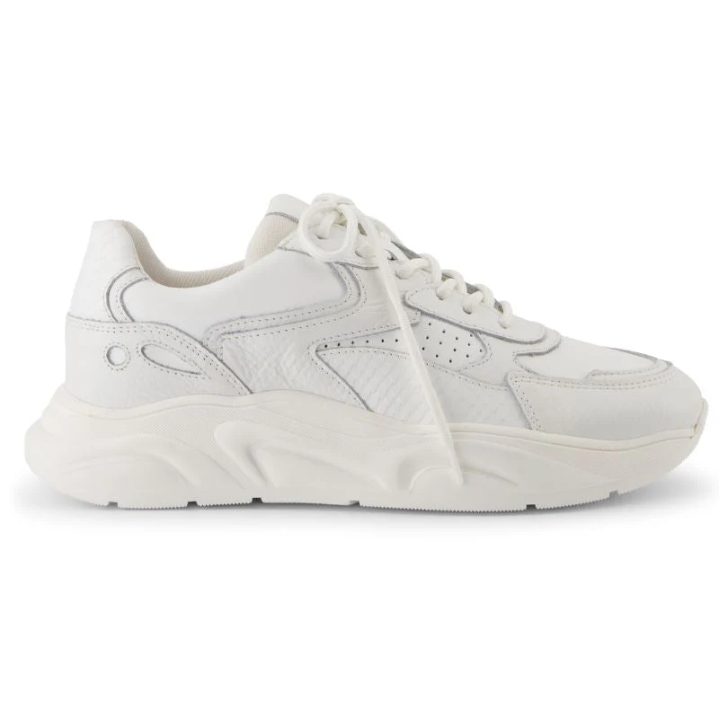 Witte geprinte sneaker Capri