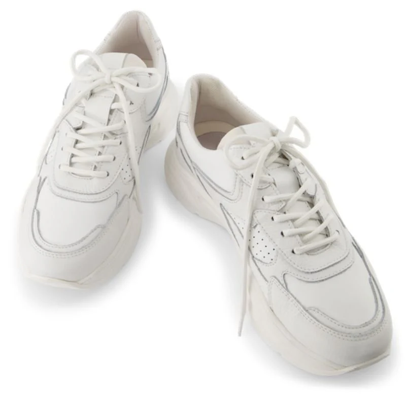 Witte geprinte sneaker Capri - Afbeelding 3