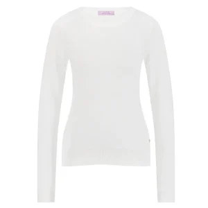 Witte basic knit pullover Lana