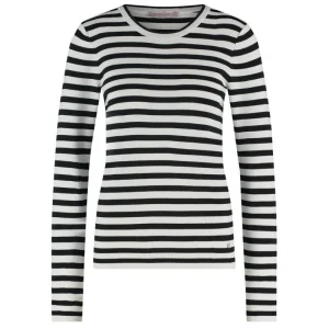 Witte knit pullover Luna stripe