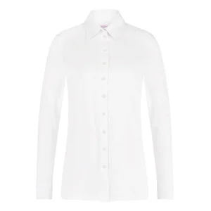 Witte travel basis blouse Poppy