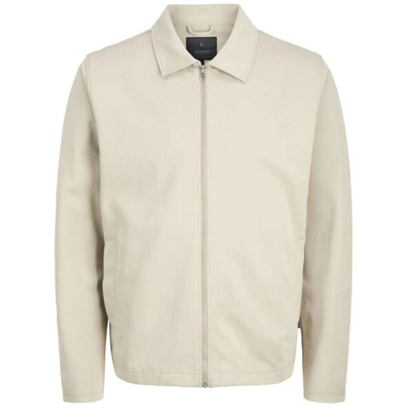 Zandkleurig zipper vest Blapete