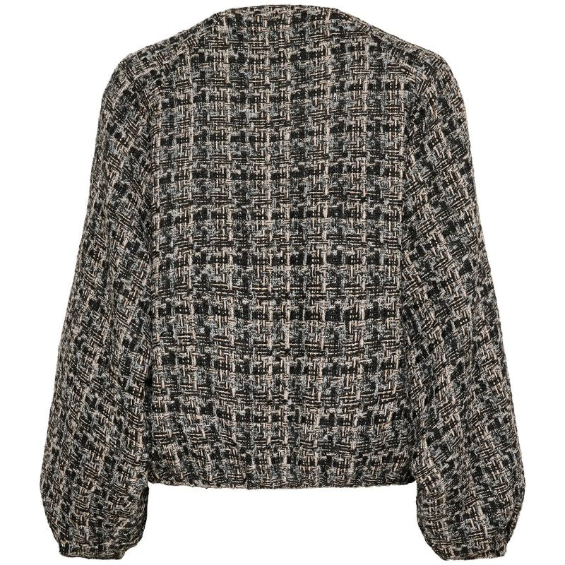 Zwart geprinte bomberjacket Macy - Afbeelding 3