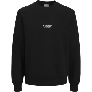 Zwart geprinte crew neck sweater Soho