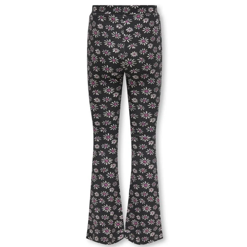 Zwart geprinte flairbroek Paige - Afbeelding 3