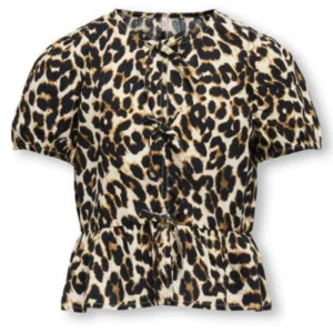 Zwart geprinte top Clara