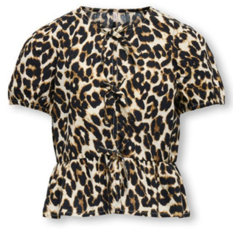 Zwart geprinte top Clara