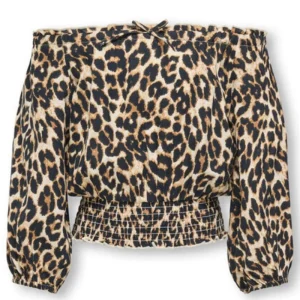 Zwart geprinte top Glow