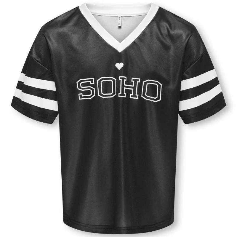 Zwart met witte sporty top Lulu - Afbeelding 2