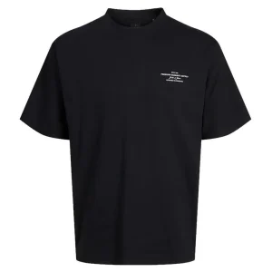 Zwart oversized logo t-shirt Blachad