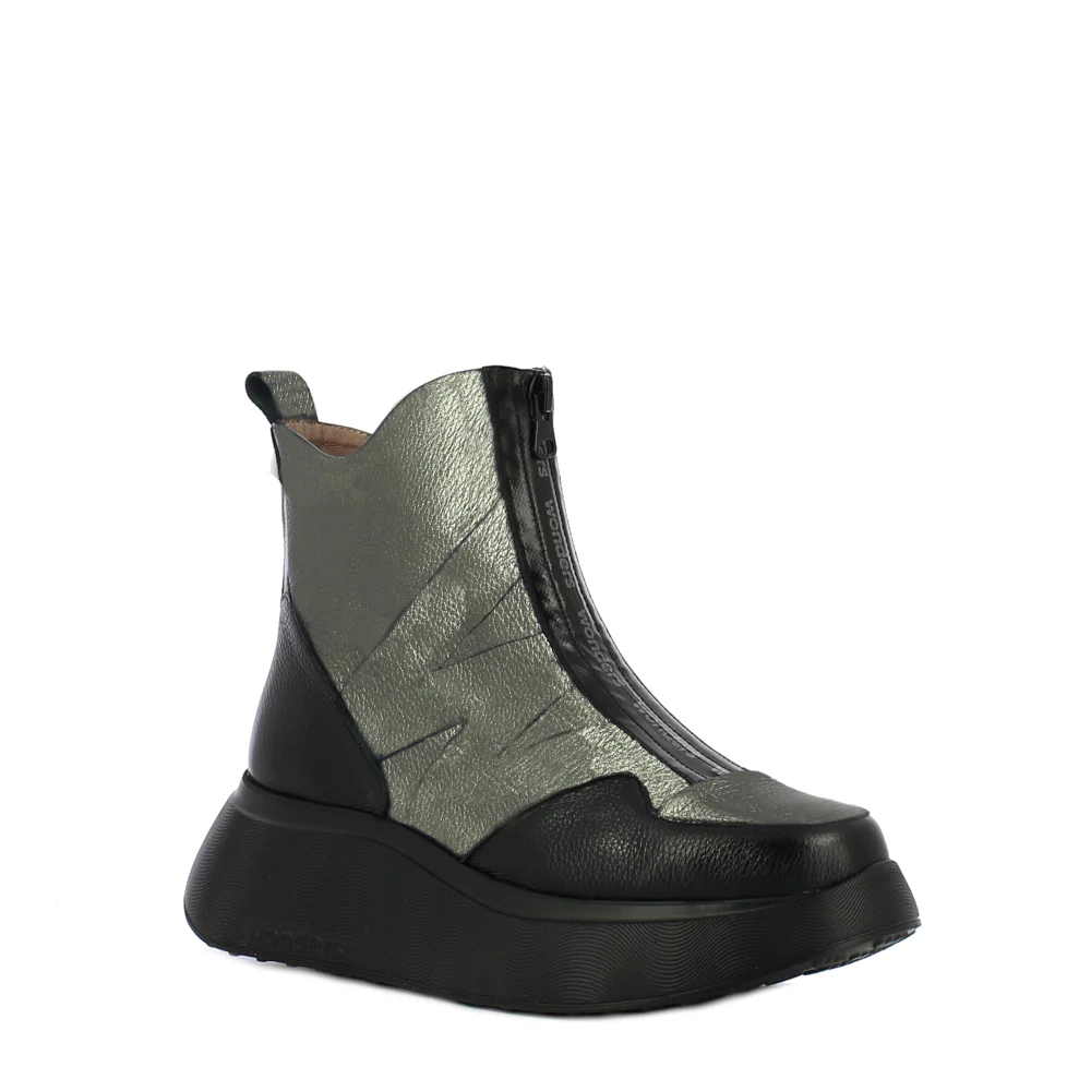 Wonders Enkellaarsjes A-3613 Zwart - Afbeelding 3