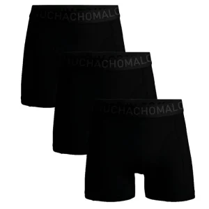 Zwarte 3-pack boxershorts Microfiber Solid MEN