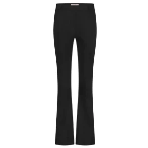 Zwarte travel trousers Flair bonded